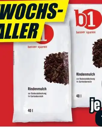 B1 Discount Baumarkt B1 Rindenmulch Angebot