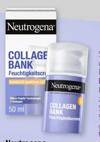 Rossmann Neutrogena Collagen Bank Feuchtigkeitscreme LSF 30 Angebot