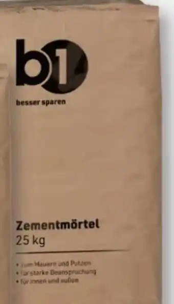 B1 Discount Baumarkt B1 Zementmörtel Angebot
