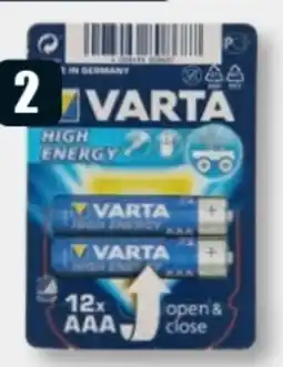B1 Discount Baumarkt Varta High Energy Alkali Mangan Mignon Angebot