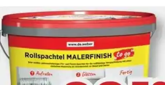 B1 Discount Baumarkt Saint-Gobain Weber Rollspachtel Malerfinish to go Angebot