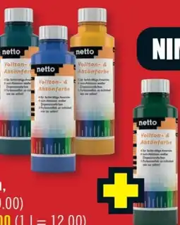B1 Discount Baumarkt Netto Vollton- und Abtönfarbe Angebot