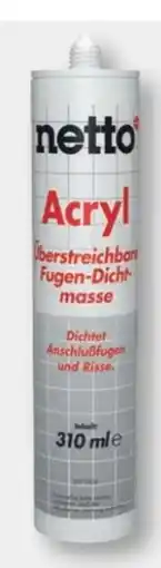 B1 Discount Baumarkt Netto Acryl Angebot