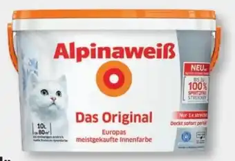 B1 Discount Baumarkt Alpina Alpinaweiß Das Original Angebot
