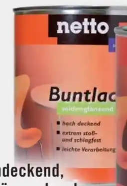 B1 Discount Baumarkt Netto Buntlack Angebot
