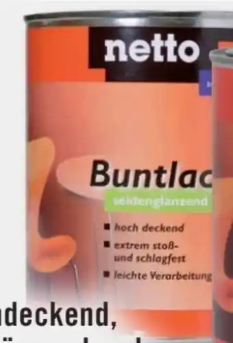 B1 Discount Baumarkt Netto Buntlack Angebot