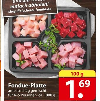 Famila Nord Ost Fondue-platte Angebot