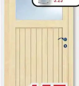 B1 Discount Baumarkt Nebeneingangstür Angebot