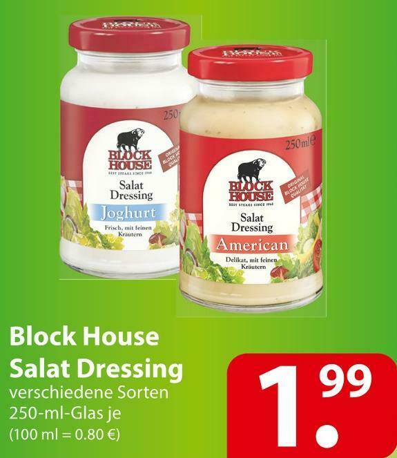 Block house salat dressing Angebot bei Famila Nord Ost