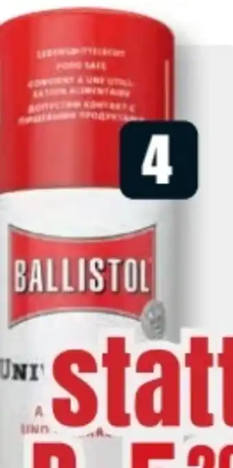 B1 Discount Baumarkt Ballistol Universal-Öl Angebot