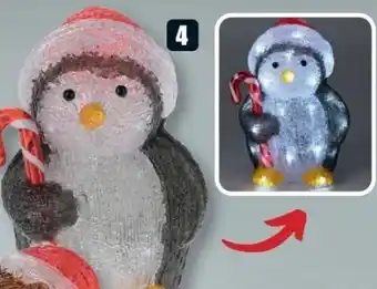 B1 Discount Baumarkt LED Acryl Pinguin Angebot