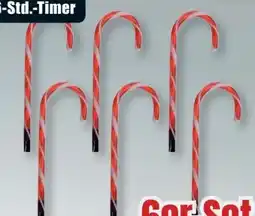 B1 Discount Baumarkt Gartenstecker-Set Zuckerstangen Angebot