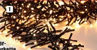 B1 Discount Baumarkt LED-Clusterlichterkette Angebot