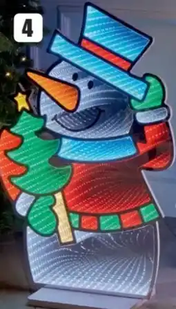 B1 Discount Baumarkt LED-Schneemann Angebot