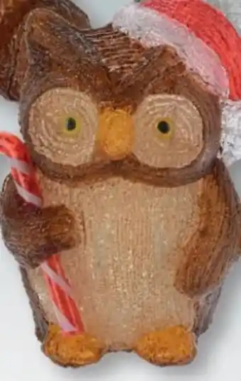 B1 Discount Baumarkt LED-Acryl Eulen Angebot