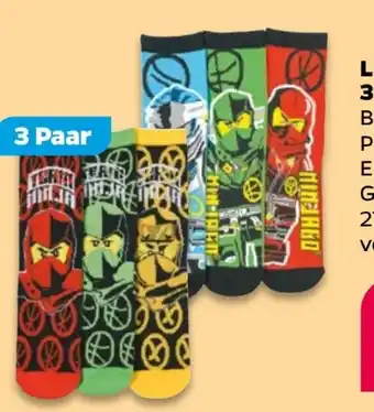 NETTO LEGO Socken Ninjago 3 Paar Angebot