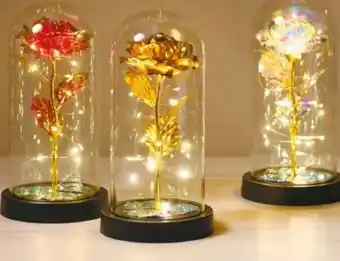 NETTO Dekorado LED-Rose im Glas Angebot