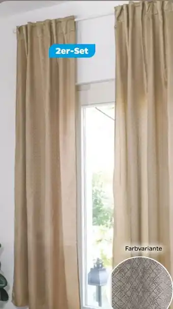 NETTO Jacquard-Vorhang Angebot