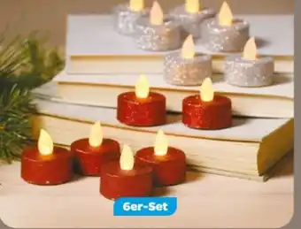 NETTO Glitzer-Teelichter Angebot