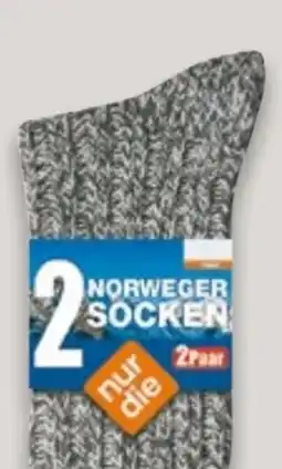 NETTO nur der Norweger Socken 2er Pack Angebot