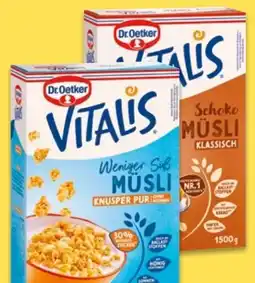 NETTO Dr. Oetker Vitalis Schoko Müsli Angebot