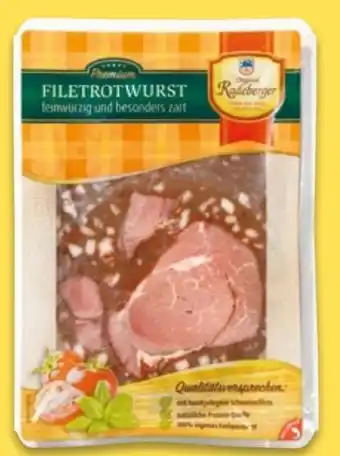 NETTO Radeberger Fleischwaren Filetrotwurst Angebot