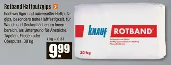 V Baumarkt KNAUF Rotband Haftputzgips Angebot