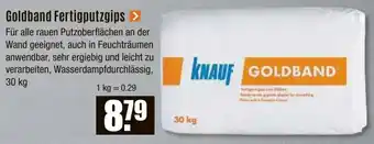 V Baumarkt KNAUF Goldband Fertigputzgips Angebot