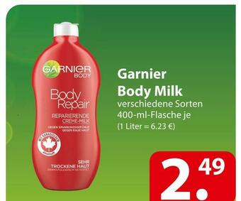Famila Nord Ost Garnier body milk Angebot