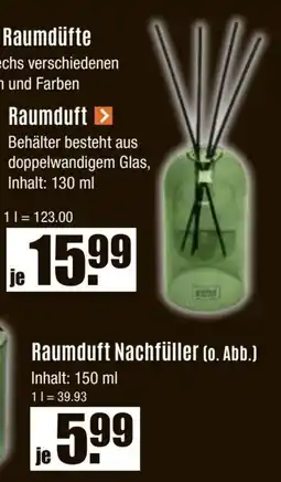V Baumarkt SCHÖNER WOHNEN Kerzen und Raumdüfte - Raumduft Angebot