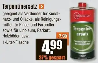 V Baumarkt reColor Terpentinersatz Angebot