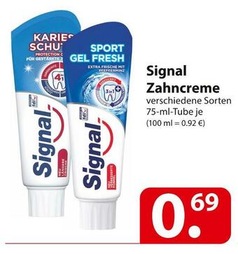 Famila Nord Ost Signal zahncreme Angebot