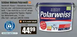 V Baumarkt SCHÖNER WOHNEN Polarweiss Angebot