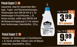 V Baumarkt Ponal Super 3 Angebot