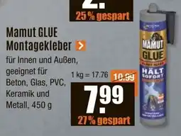 V Baumarkt Mamut GLUE Montagekleber Angebot
