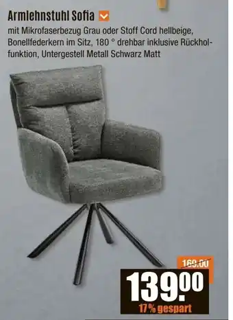V Baumarkt Armlehnstuhl Sofia Angebot