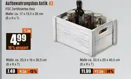 V Baumarkt Aufbewahrungsbox Antik Angebot
