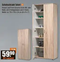 V Baumarkt Schuhschrank Talent Angebot