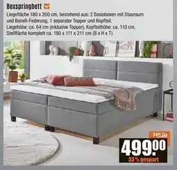 V Baumarkt Boxspringbett Angebot