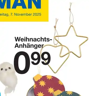 Zeeman Weihnachts- Anhänger Angebot