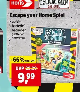 Thomas Philipps Noris escape your home spiel Angebot