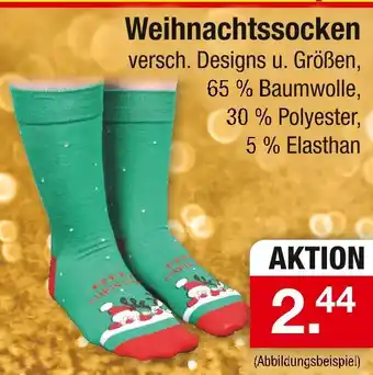 Zimmermann Weihnachtssocken Angebot