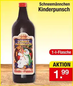 Zimmermann Schneemännchen kinderpunsch Angebot