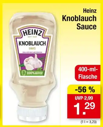 Zimmermann Heinz knoblauch sauce Angebot