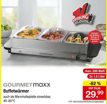 Zimmermann Gourmetmaxx buffetwärmer Angebot