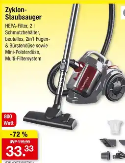 Zimmermann Zyklon-staubsauger Angebot