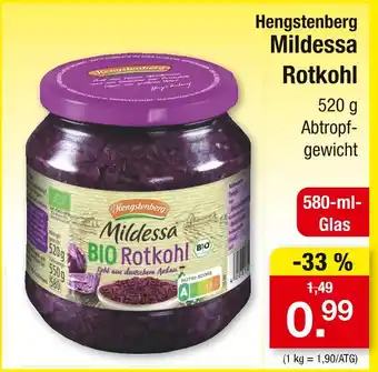 Zimmermann Hengstenberg mildessa rotkohl Angebot