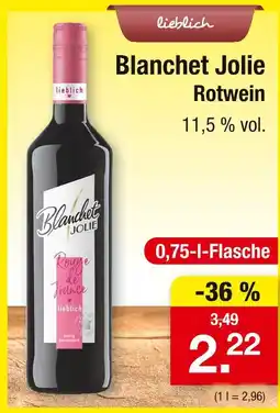 Zimmermann Blanchet jolie rotwein Angebot