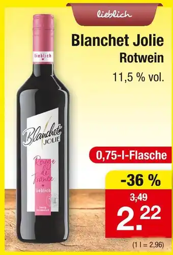 Zimmermann Blanchet jolie rotwein Angebot