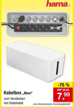 Zimmermann Hama kabelbox „maxi“ Angebot